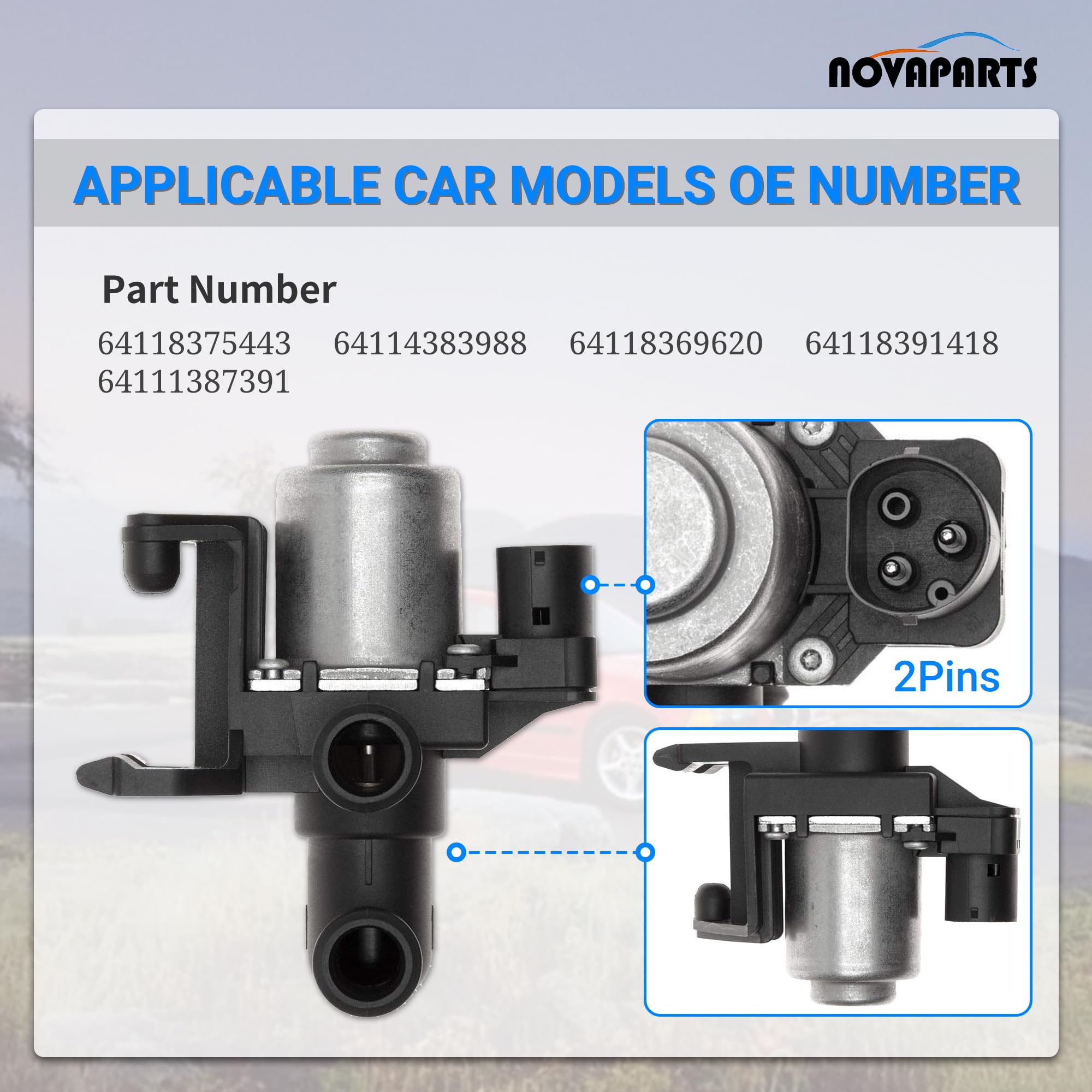 Amazon.com: NOVAPARTS HVAC Heater Control Valve for BMW 318ti 1995